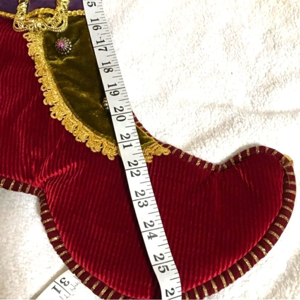 Luxurious Red Christmas Stocking - Picture 14 of 15